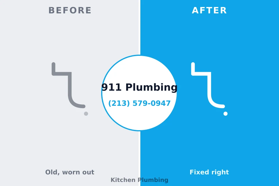 Before and after: plumbing company Avenel, NJ